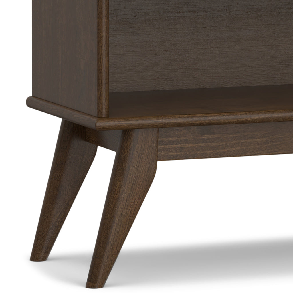Draper Mid Century Low Bookcase
