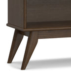Draper Mid Century Low Bookcase
