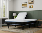 Copper Lux 12" Split Top Queen Soft Memory Foam Mattress with Phase Change Cooling Fabric