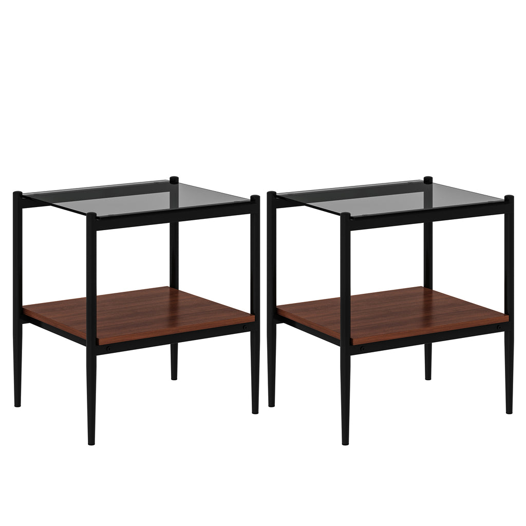 Set of 2 Rectangle End Table