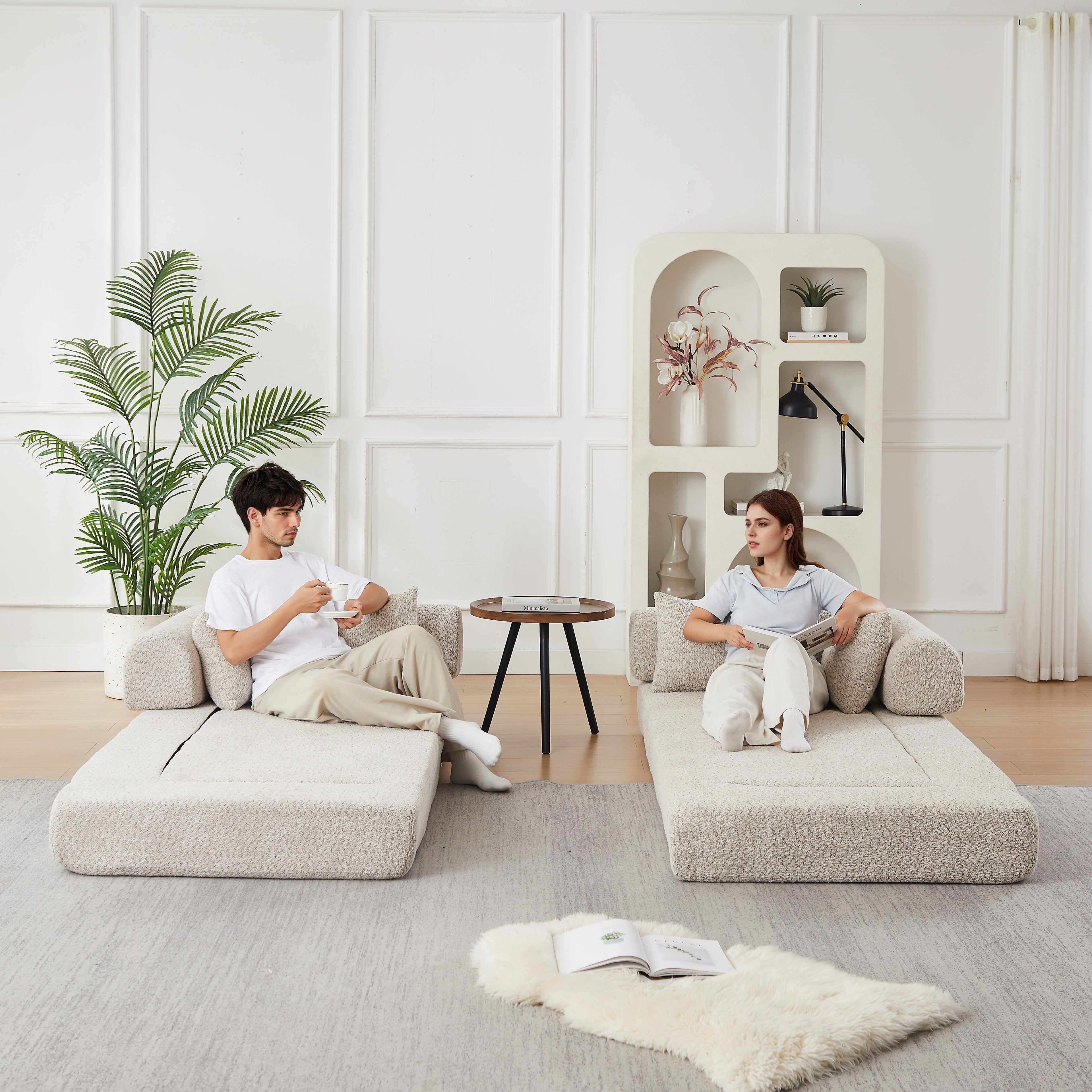 78.9-Inch Convertible Sleeper Sofa