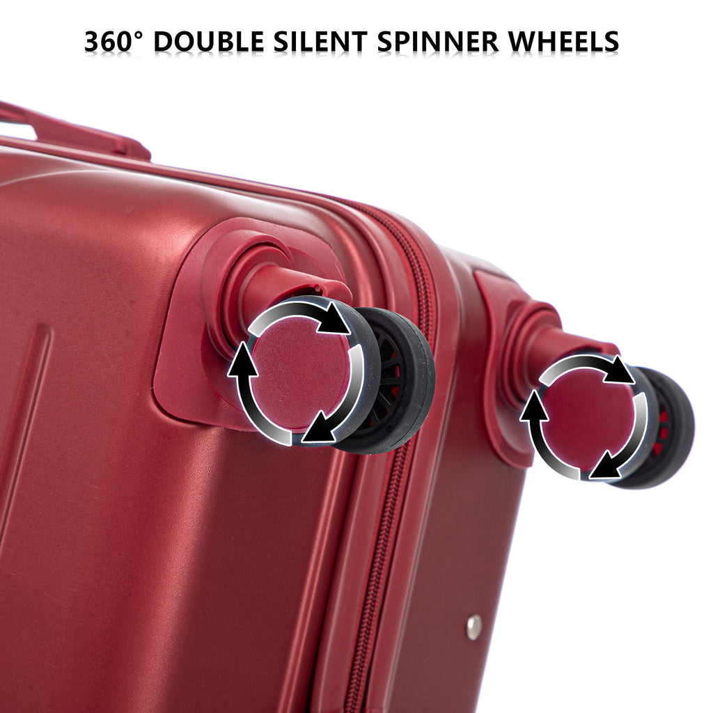 3-Piece ABS Spinner Wheel Luggage Set