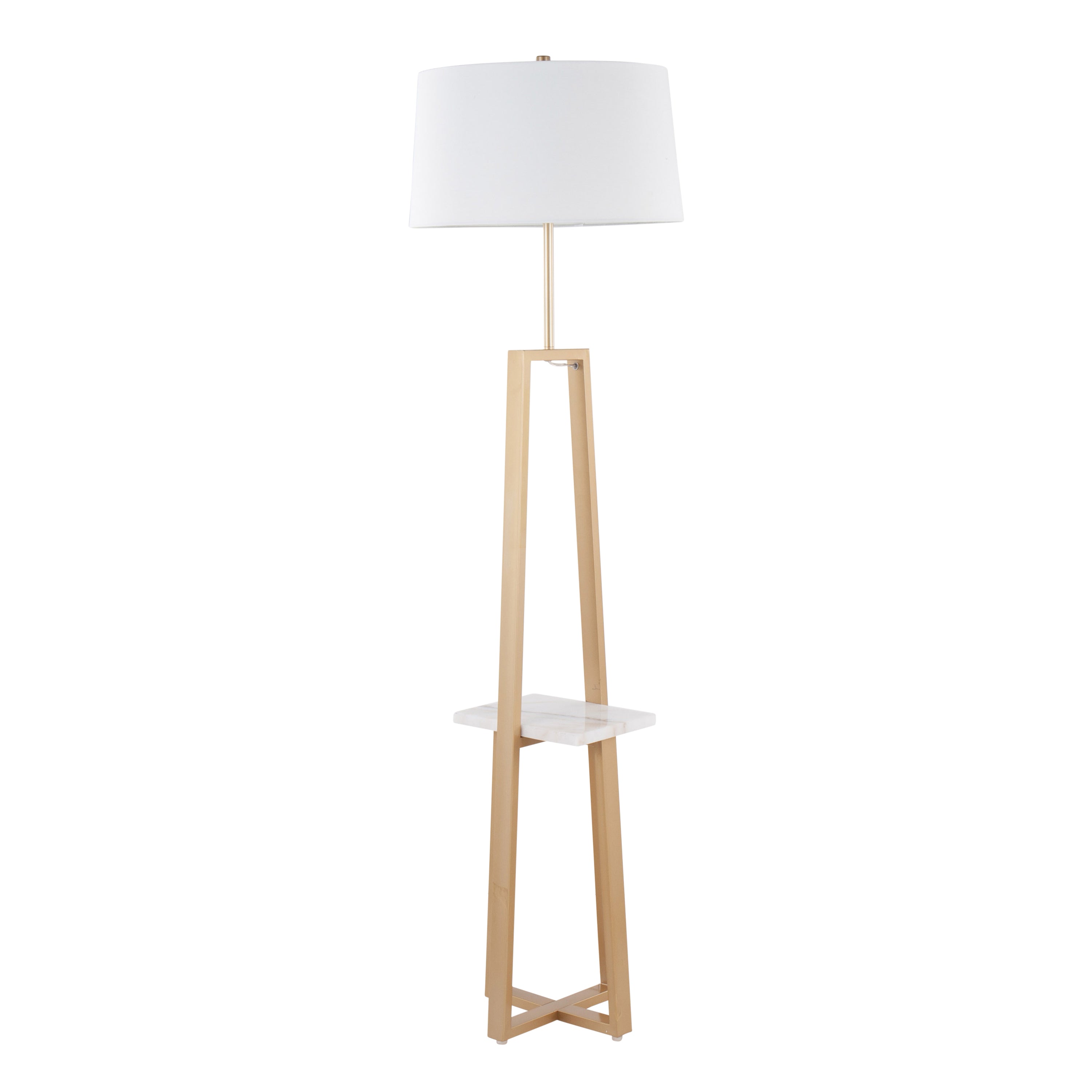 Shelf Contemporary Floor Lamp