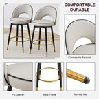 360° Rotatable Bar Chair Set of 2