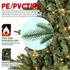 7FT Full-Shape Christmas Tree with 750 UL Lights