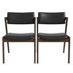 Edwin Mid Century Modern Kitchen Dining Chair (Set of 2)