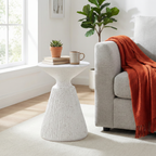 Retro Speckled Textured MGO Side Table