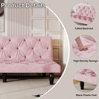 Sofa to Sofa Bed Transformation: 66"