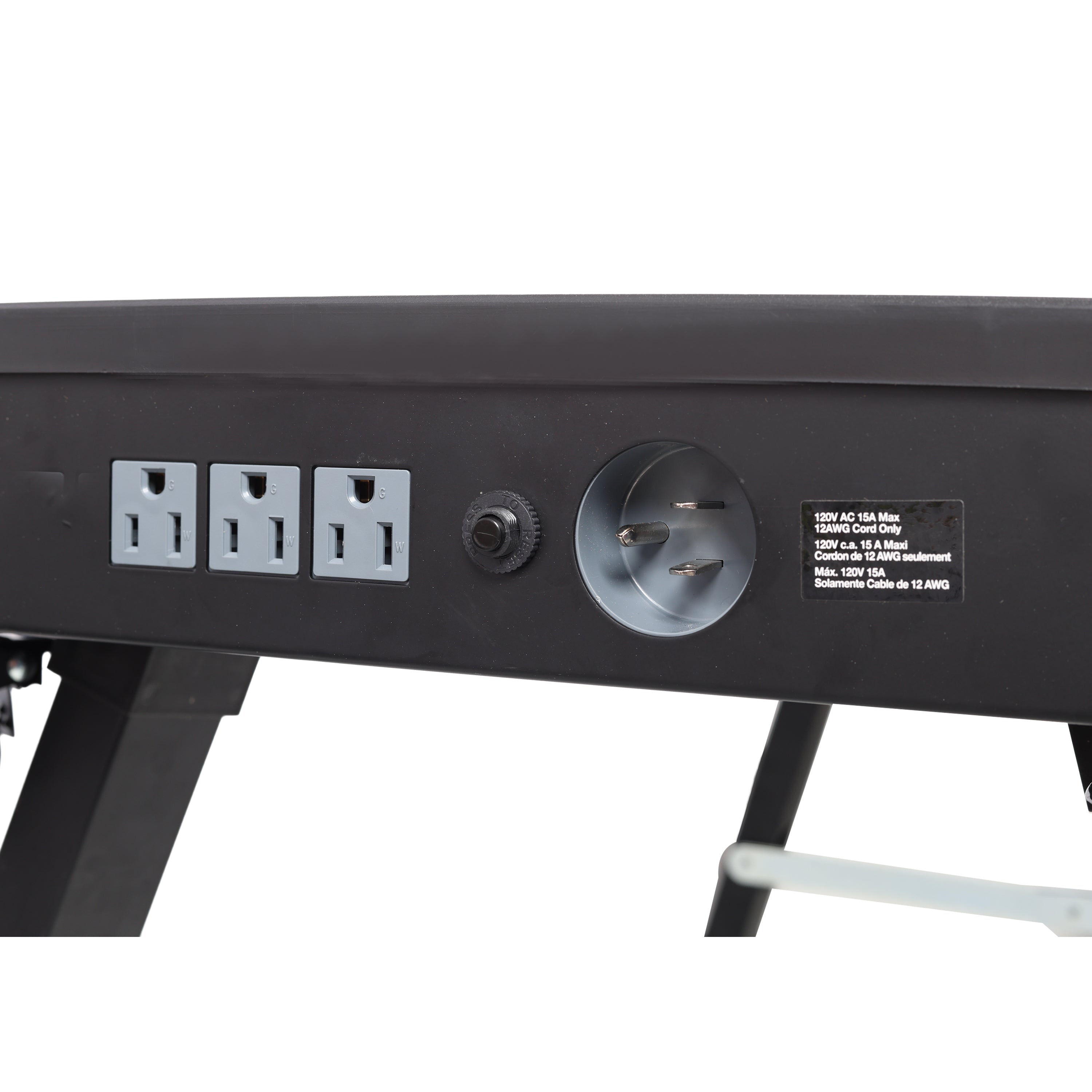 8-in-1 Multifunctional Folding Work Table with US Standard Socket