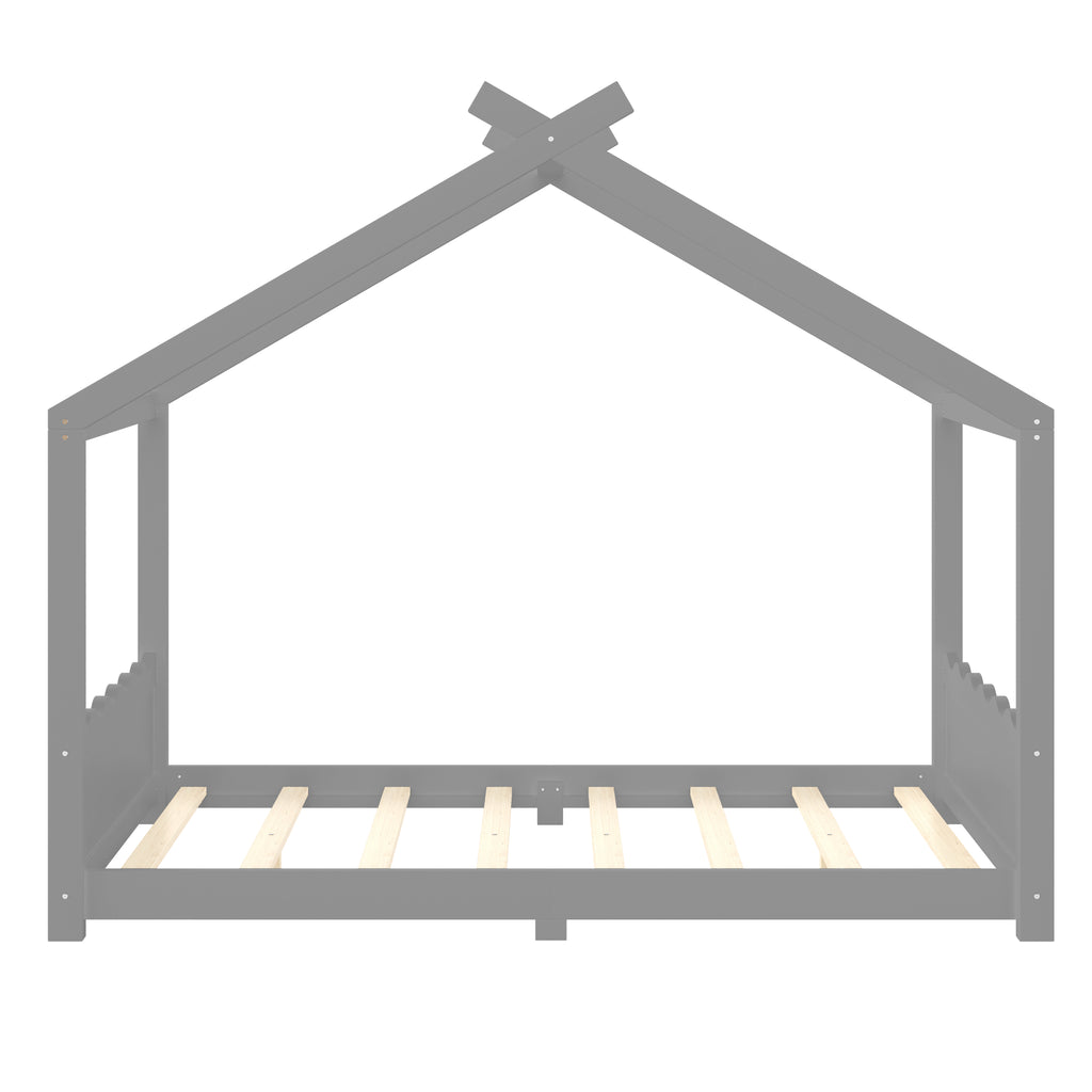 Full House Floor Bed with Support Slats