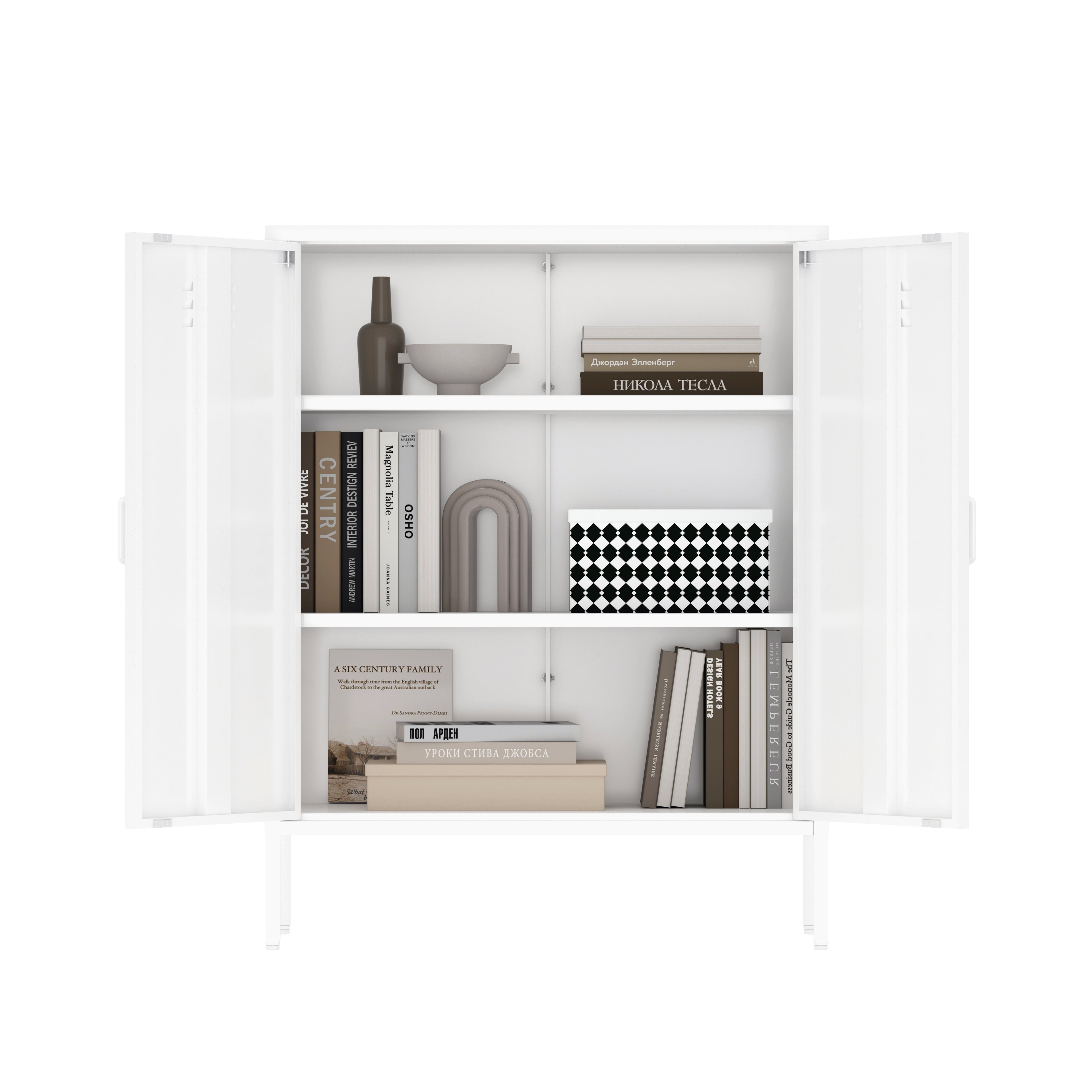 Naomi 32" Metal Accent Cabinet