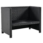 Spa Surround Spa Frame Quadrilateral Outdoor Rattan Sectional Sofa Set