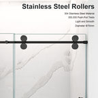 Frameless Single Sliding Shower Door