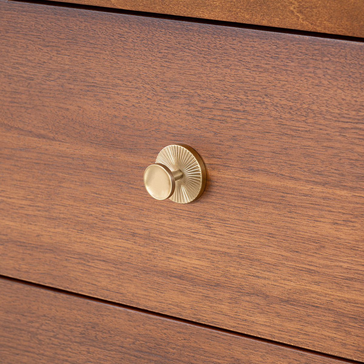 Mid Century Modern Style 1pc Nightstand English Dovetail Drawer USB Port