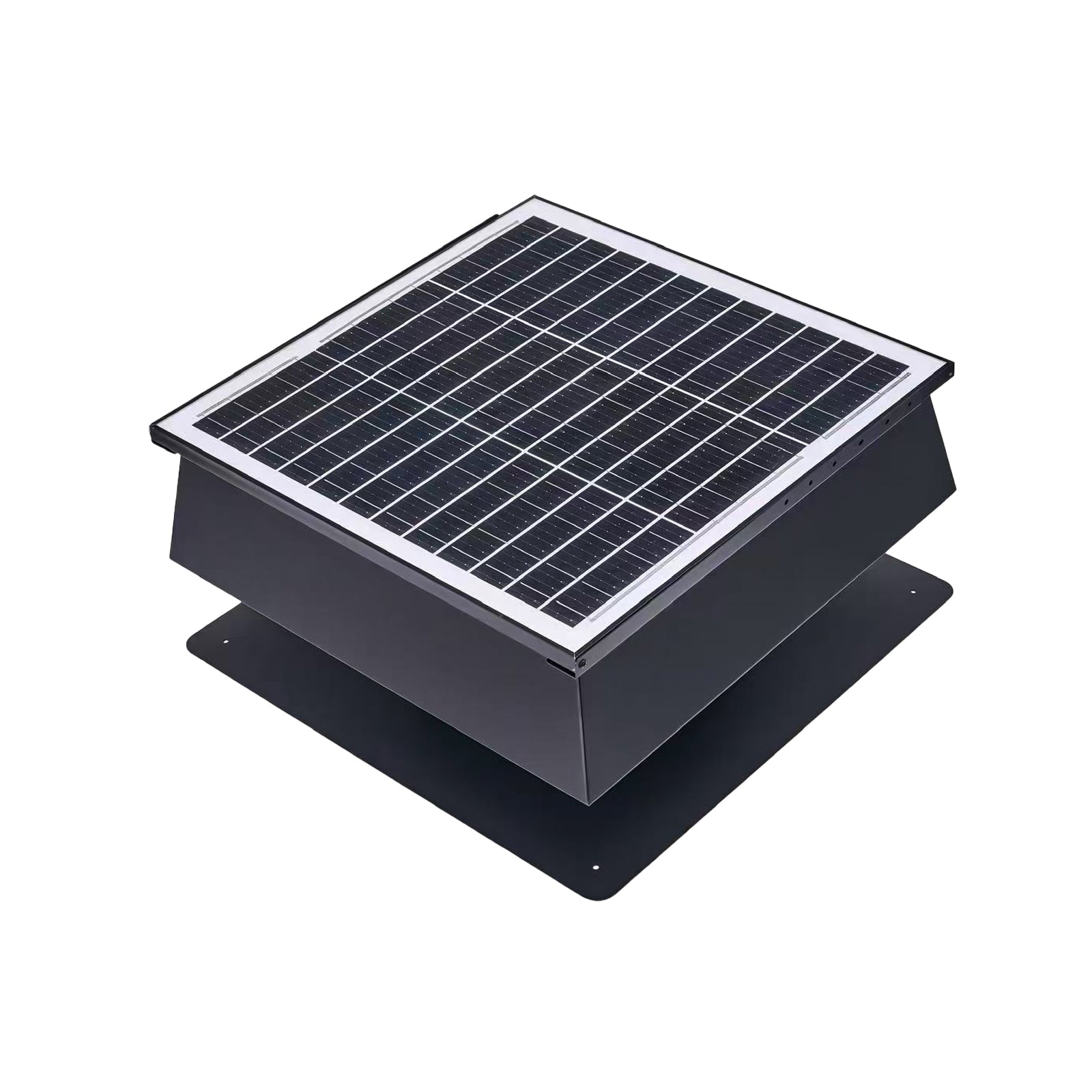 12 Inch Trapezoidal Adjustable Solar Roof Vent Fan