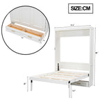 Full Size Murphy Bed with 2 Drawers