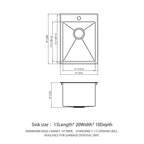 Stainless Steel Drop-In Kitchen Sink
