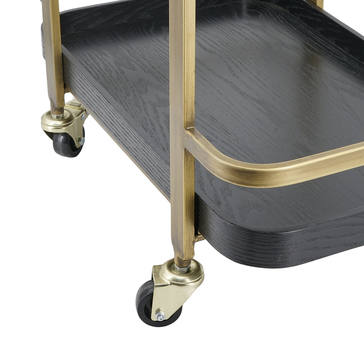 23.8x15.2x32.7" Metal Bar Cart