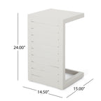 Cape Coral Aluminum C-Shaped Table