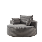 55'L Corduroy Sponge Single Sofa