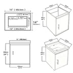 16" Floating Bathroom Vanity