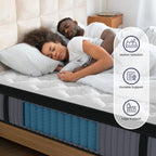 14 Inch Hybrid Mattress King – Memory Foam & Pocket Spring Bed