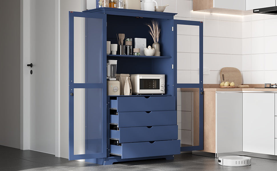 TOPMAX 44.7x20x75 Inch Kitchen Pantry