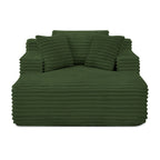 Fluffy Corduroy Upholstered Cloud Couch Sofa Bed