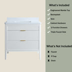 Fully Assembled 36-Inch Bathroom Vanity