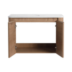 30'' Wall-Mounted Bathroom Vanity & 2 Soft-Close Doors
