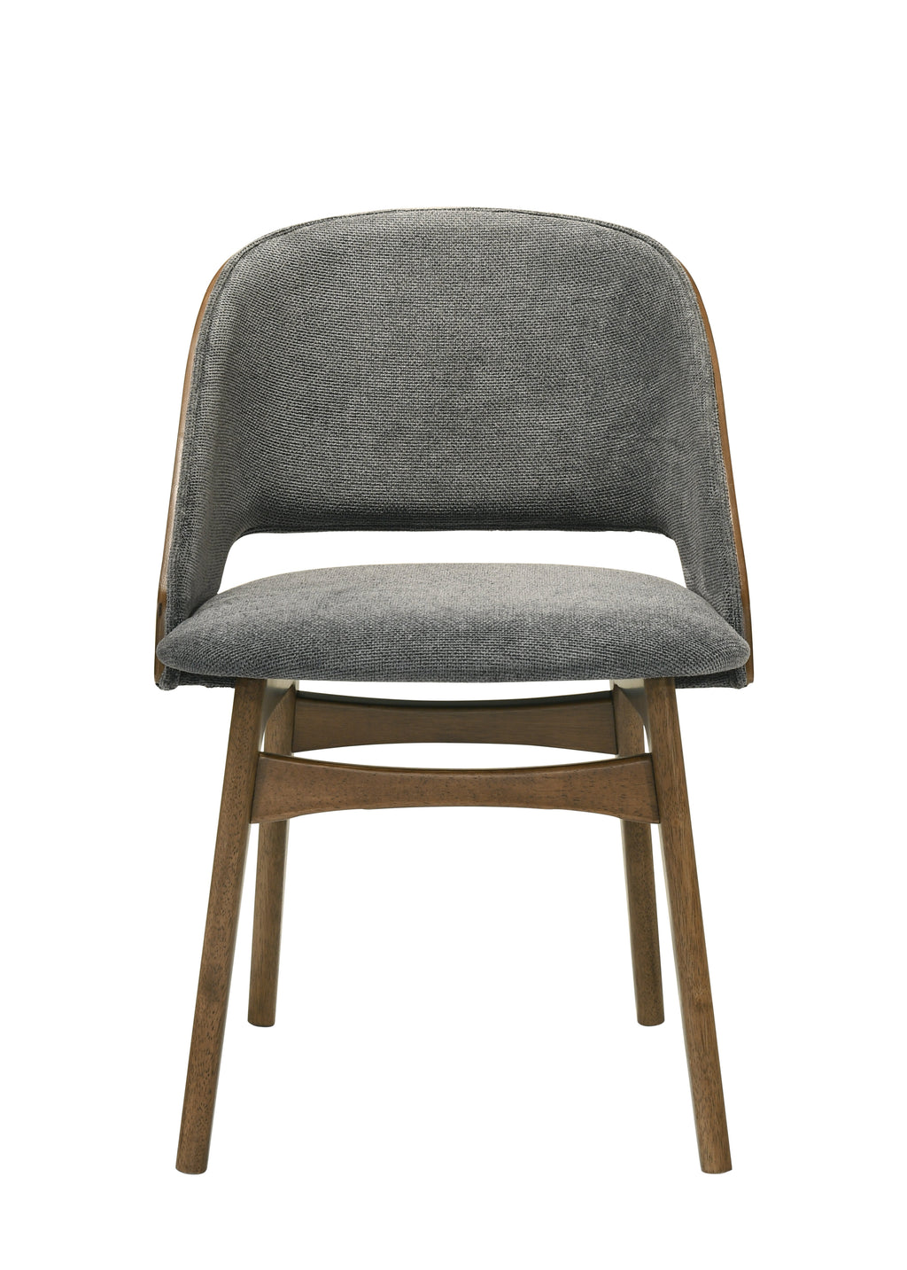 Delmon Fabric & Dark Seating for Dining