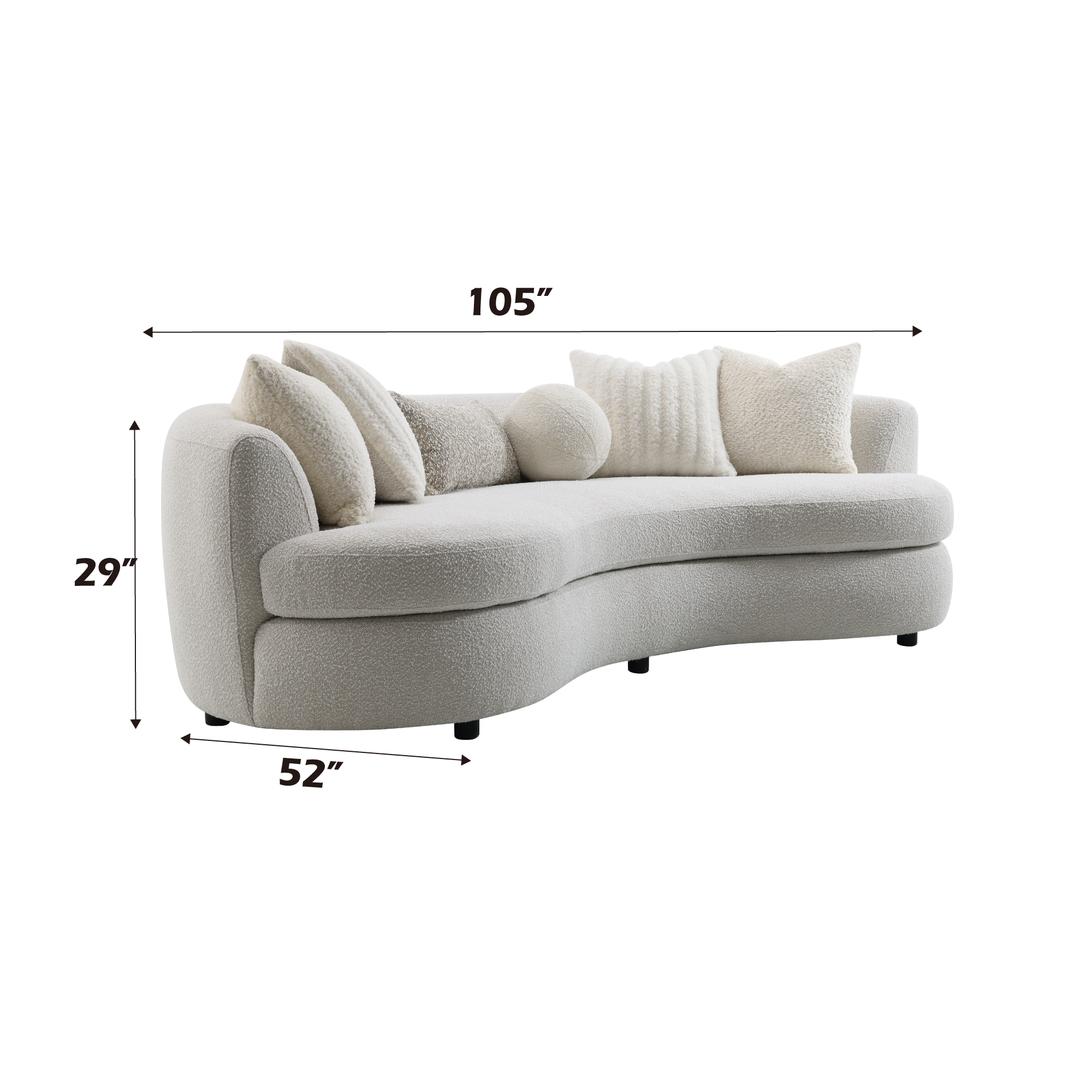 Iniko Boucle Sofa