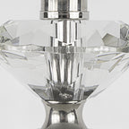 Diamond Torch 25.75" Contemporary Crystal Table Lamp