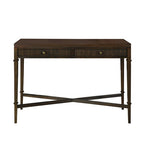Fluted 2-Drawer Storage Console Table