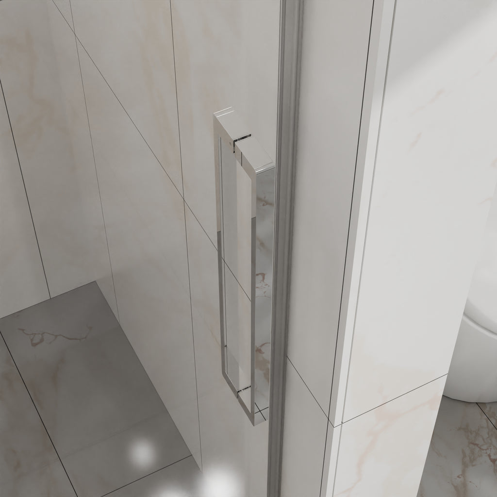 Goodyo Frameless Shower Door - 48" W x 72" H