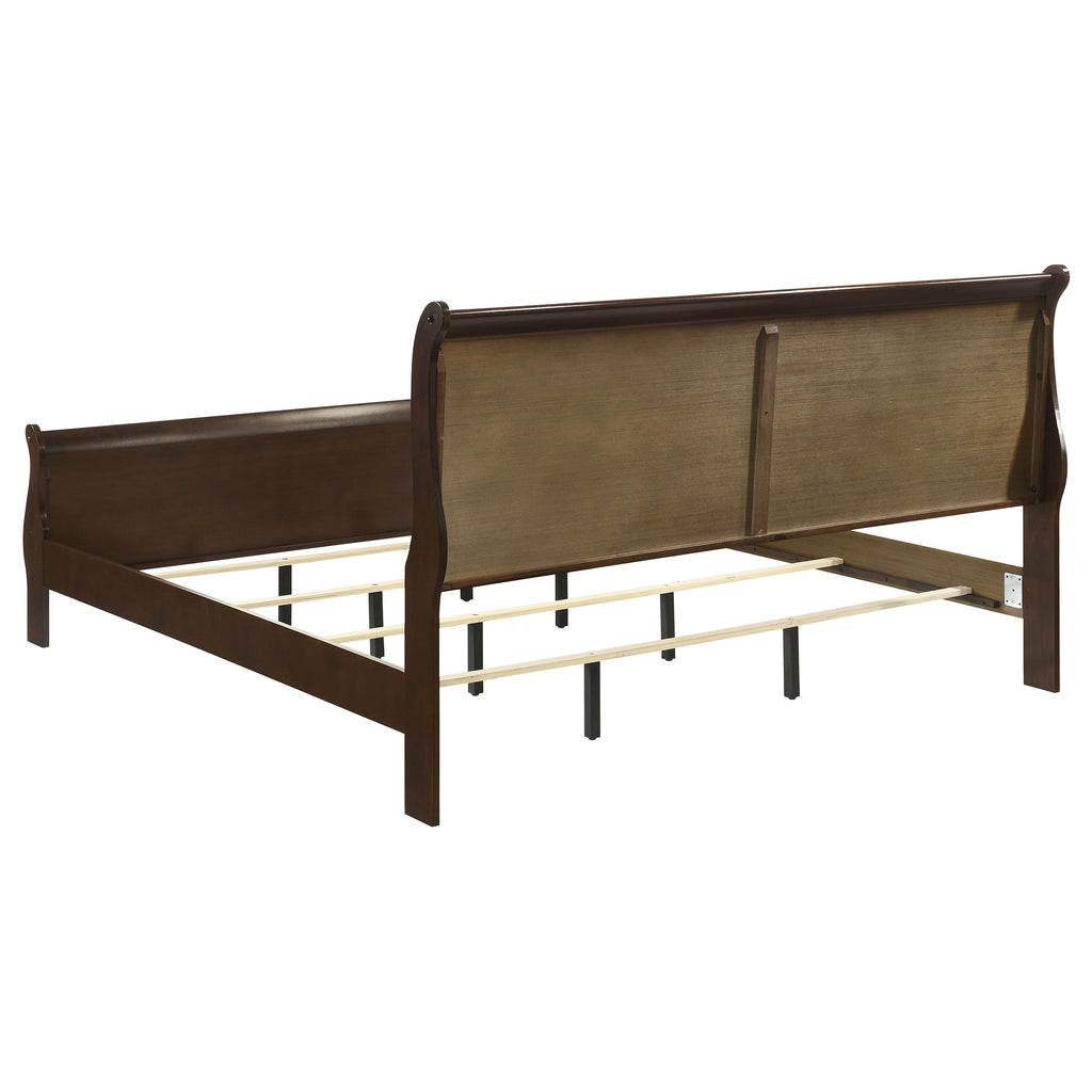 Graffenstaden Cappuccino Wood Eastern King Sleigh Bed