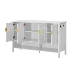 U Style 55.1" Storage Sideboard with 4 Doors