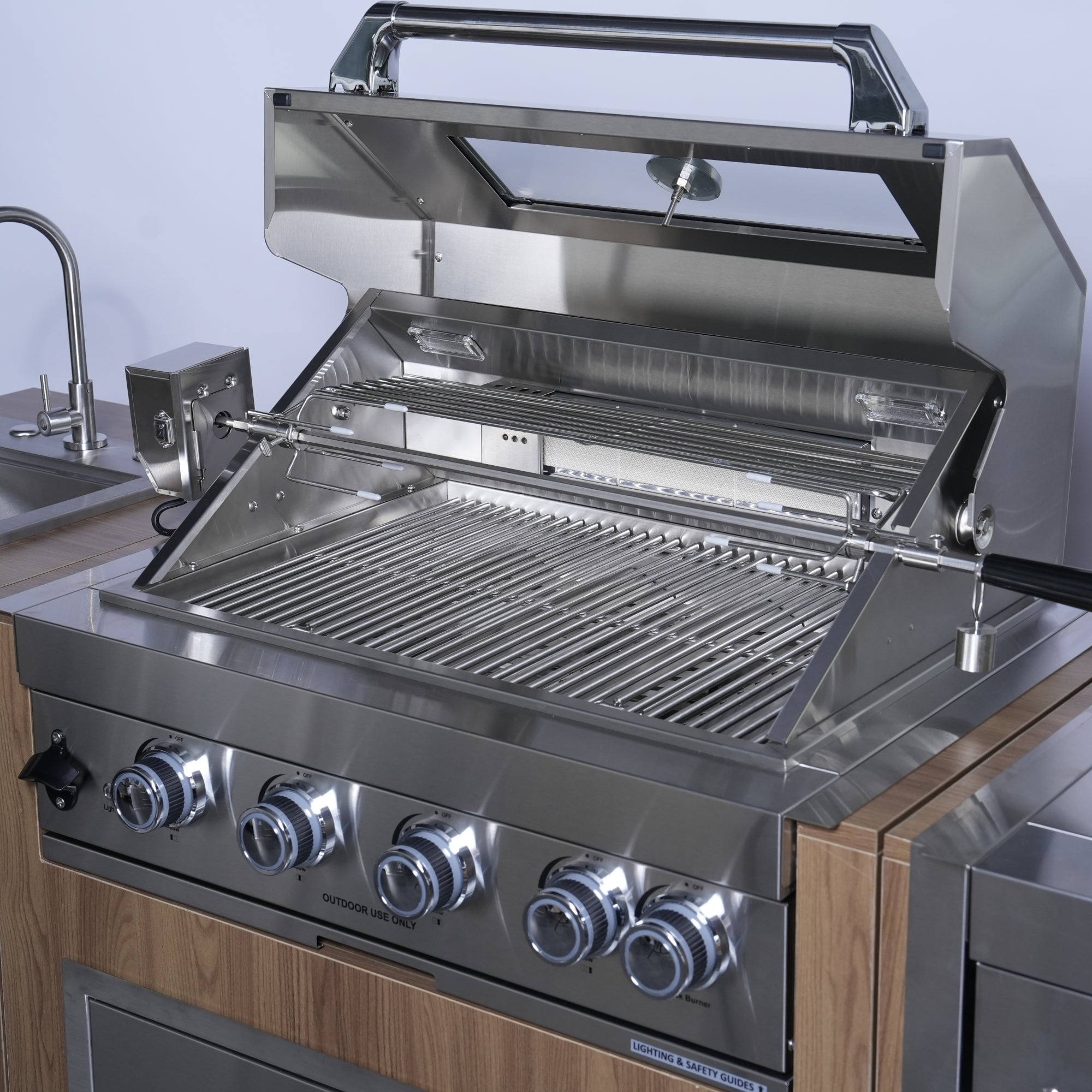 NL-4B02-W Four Burner Gas Grill