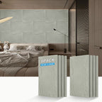 3D Faux Stone Wall Panels - 8 PCS PU Wainscoting Panel