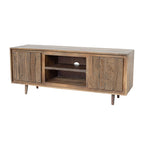 55x16x22.5" TV Cabinet With Recycle Wood