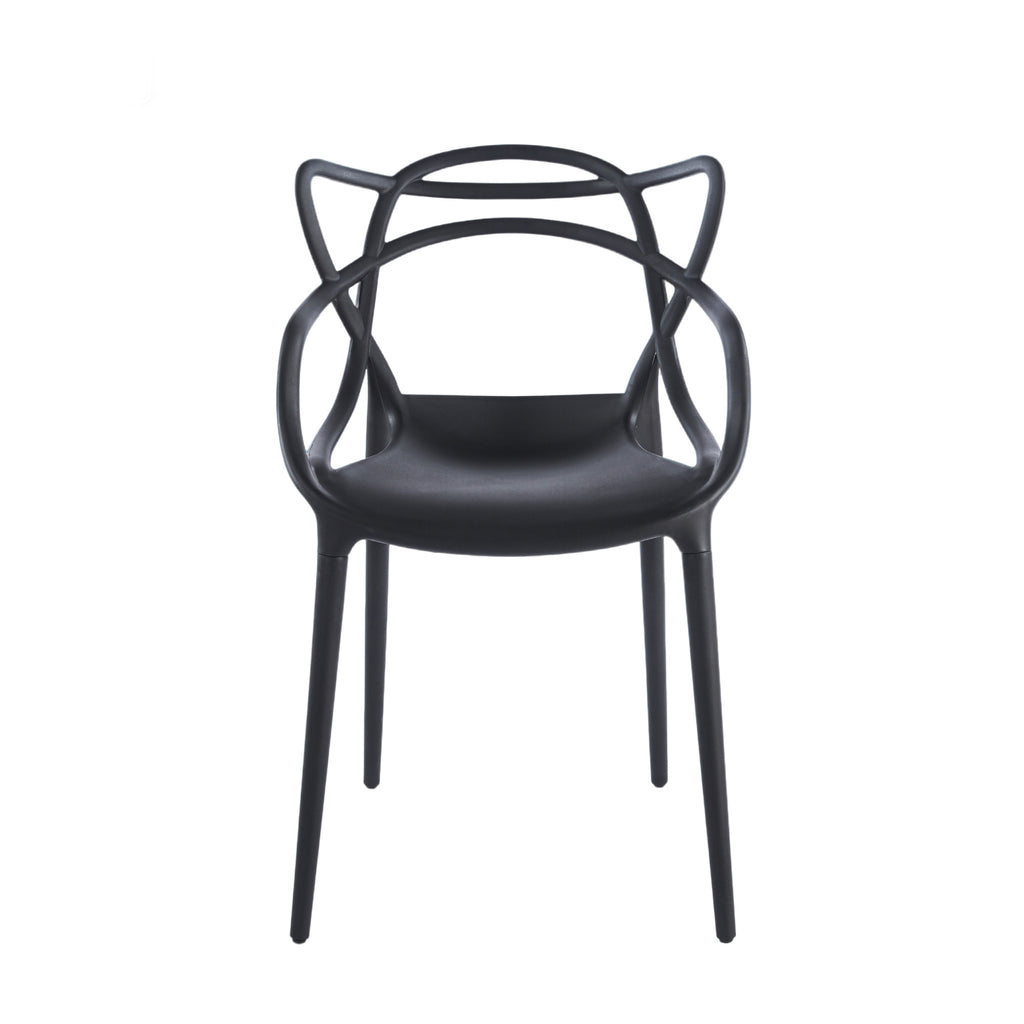 Plastic Dining Chair Set of 4