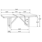 Rivera Extension Dining Table