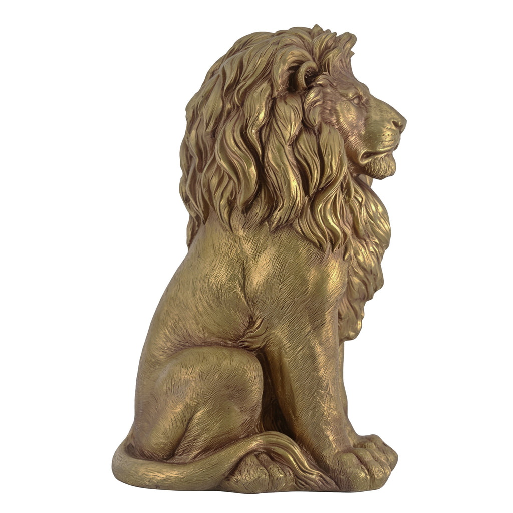 24" Outdoor Lion Statue
