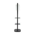Two Tiered Vertical Shelving Stand with Light
