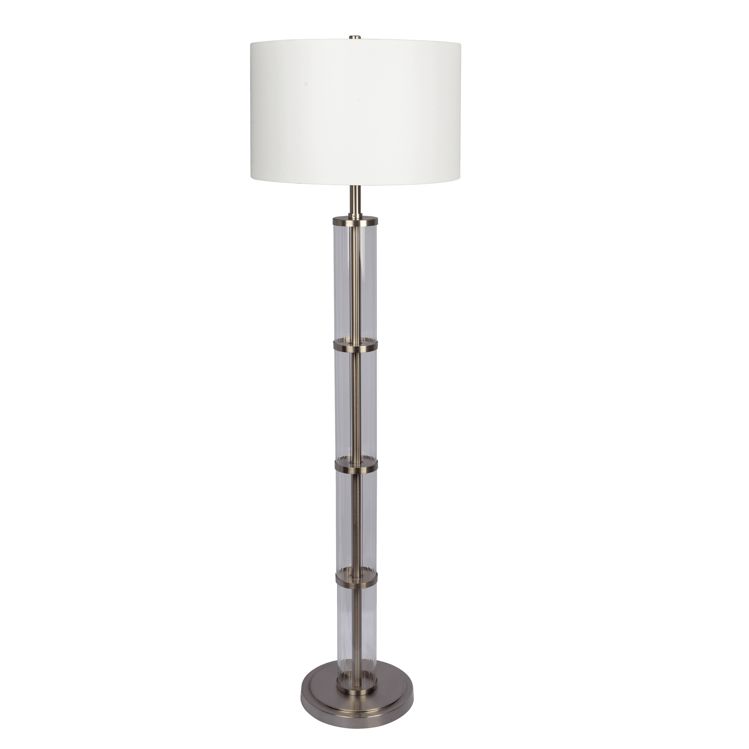 Nimbus Brushed Nickel Floor Lamp