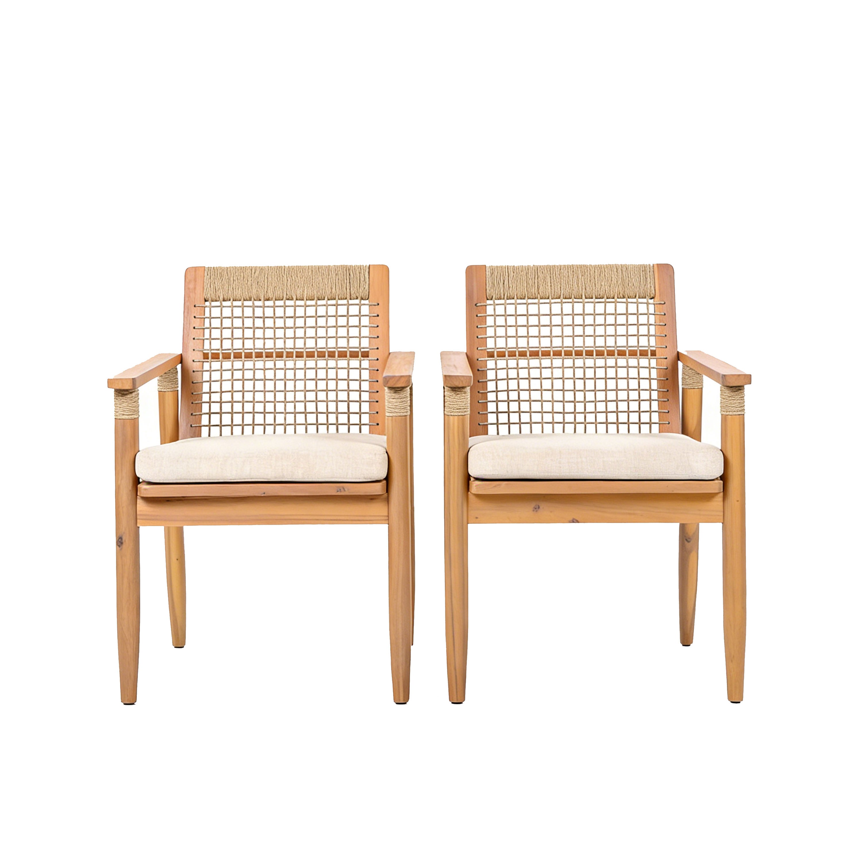 Outdoor Dining Chairs Set of 2
