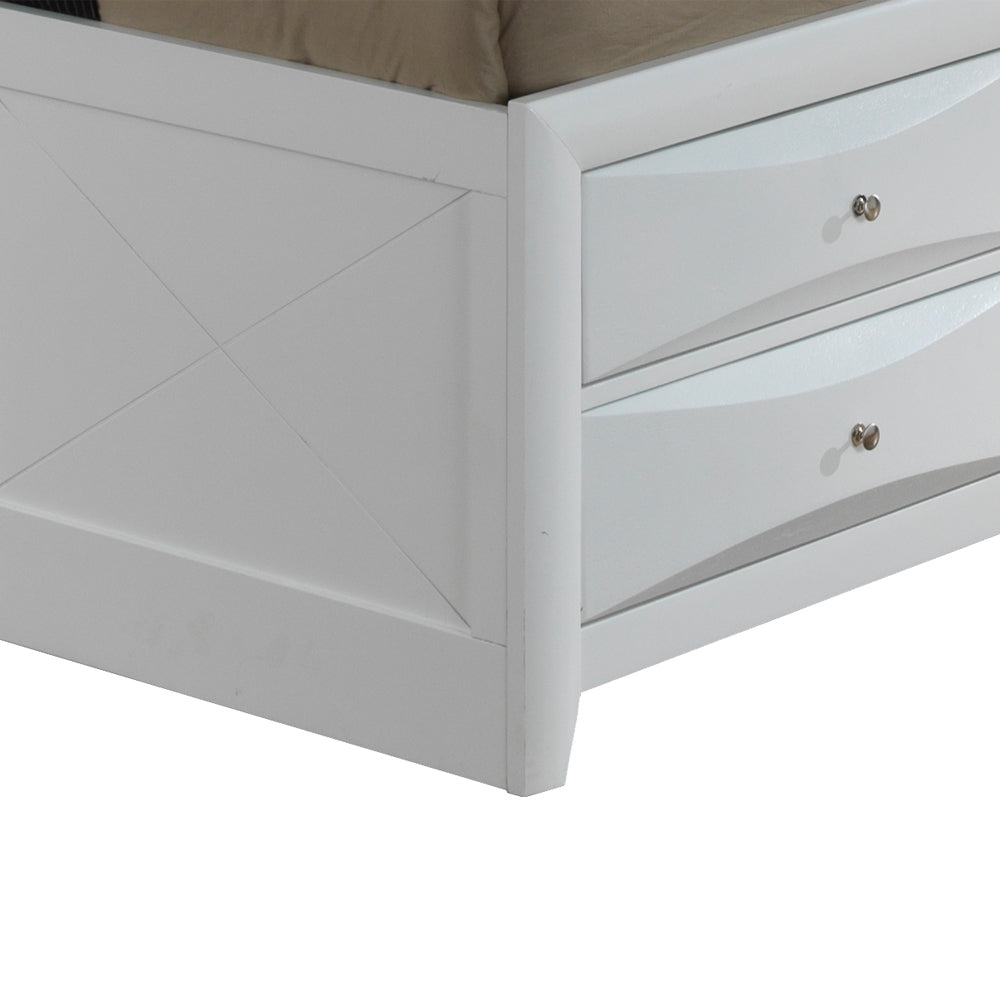 Stylish Contemporary Queen Storage Bed