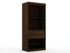 Mulberry 36" Wardrobe Closet in Chestnut