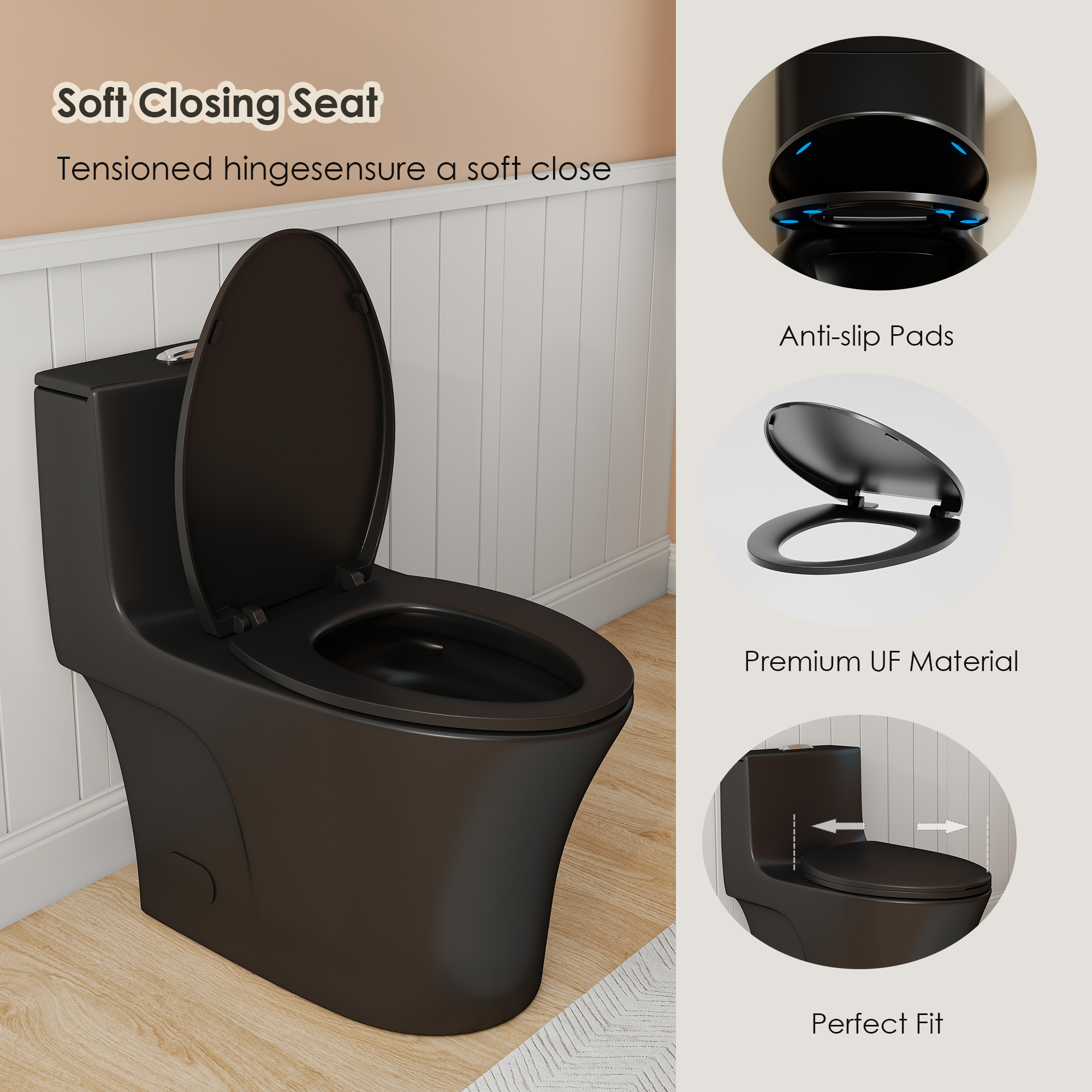 Tornado Flush One-Piece Elongated Toilet