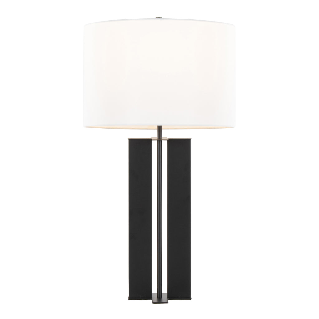 28" Contemporary Metal Table Lamp